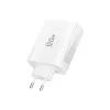 TECH-PROTECT NC120W-GAN 4-portová sieťová nabíjačka PD 120W / QC3.0 biela