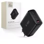 TECH-PROTECT NC120W-GAN 4-portová sieťová nabíjačka PD 120W / QC3.0 čierna