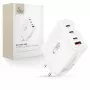 TECH-PROTECT NC140W-GAN 4-portová sieťová nabíjačka PD 140W / QC3.0 biela