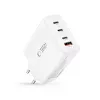 TECH-PROTECT NC140W-GAN 4-portová sieťová nabíjačka PD 140W / QC3.0 biela