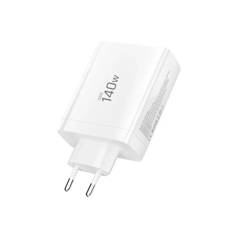 TECH-PROTECT NC140W-GAN 4-portová sieťová nabíjačka PD 140W / QC3.0 biela