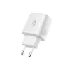 TECH-PROTECT NCA45W-GAN 2-portová sieťová nabíjačka PD 45W / QC3.0 biela