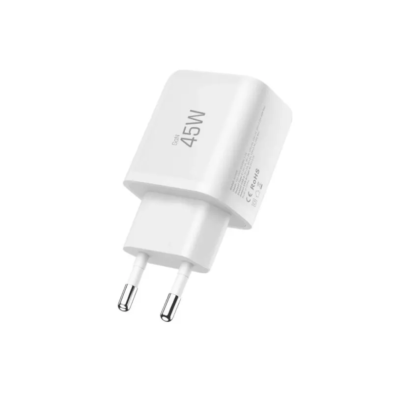 TECH-PROTECT NCA45W-GAN 2-portová sieťová nabíjačka PD 45W / QC3.0 biela