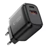 TECH-PROTECT NCA45W-GAN 2-portová sieťová nabíjačka PD 45W / QC3.0 čierna