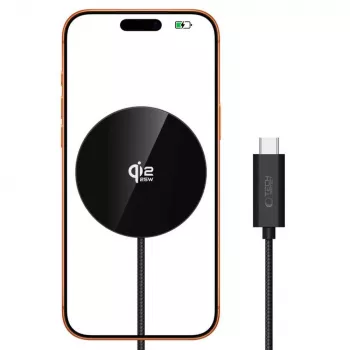 TECH-PROTECT A50 Magnetic MagSafe bezdrôtová nabíjačka 25W Qi2.2 čierna