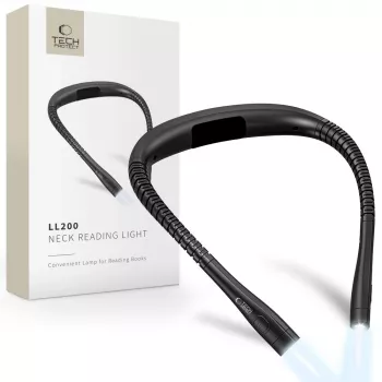 TECH-PROTECT LL200 čítacia lampa na krk čierna