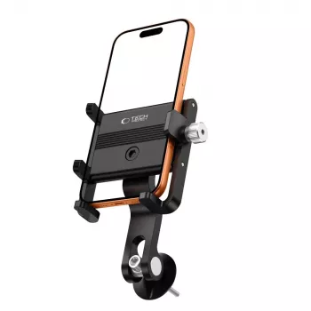 TECH-PROTECT V5 univerzálny držiak na bicykel na riadidlá a predstavec čierny
