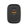 TECH-PROTECT NCA65W-GAN 2-portová sieťová nabíjačka PD 65W / QC3.0 čierna