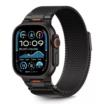 Tech-Protect Milano Vanguard pre Apple Watch 8 / 9 / 10 / 11 / SE / Ultra (44 / 45 / 46 / 49 mm) čierne