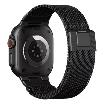 Tech-Protect Milano Vanguard pre Apple Watch 8 / 9 / 10 / 11 / SE / Ultra (44 / 45 / 46 / 49 mm) čierne