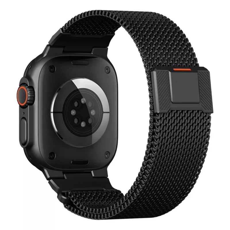 Tech-Protect Milano Vanguard pre Apple Watch 8 / 9 / 10 / 11 / SE / Ultra (44 / 45 / 46 / 49 mm) čierne