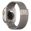 Tech-Protect Milano Vanguard pre Apple Watch 8 / 9 / 10 / 11 / SE / Ultra (44 / 45 / 46 / 49 mm) strieborné