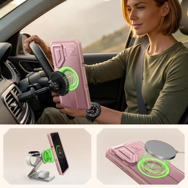 TECH-PROTECT KEVLAR MAGSAFE 2-SET GALAXY S26 ULTRA ružová