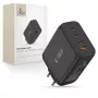 TECH-PROTECT NC200W-GAN 4-portová sieťová nabíjačka PD 200W / QC3.0 čierna