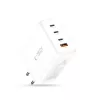 TECH-PROTECT NC200W-GAN 4-portová sieťová nabíjačka PD 200W / QC3.0 biela