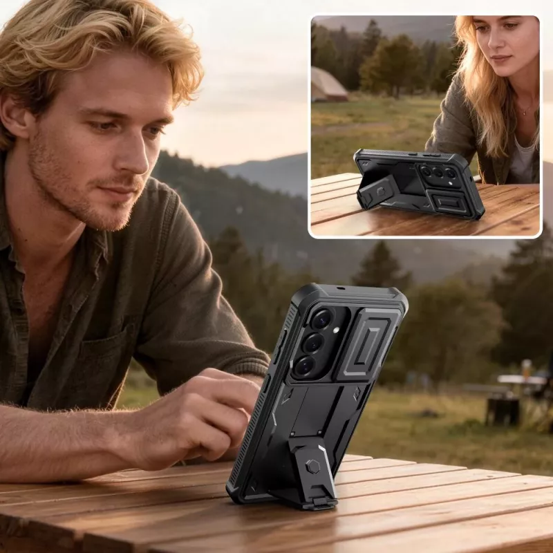 Tech-Protect Kevlar CAM+ 2-Set Galaxy S26 čierna