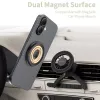 TECH-PROTECT MMR700 Lamano magnetický MagSafe telefónny krúžok čierna/zlatá