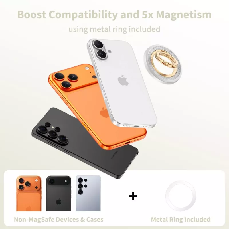 TECH-PROTECT MMR700 LAMANO magnetický MagSafe telefónny krúžok titánová/zlatá