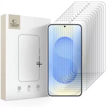 TECH-PROTECT tvrdené sklo ochranná fólia displeja balenie 10 ks pre Samsung Galaxy S26 číra