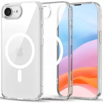 Tech-Protect Flexair Hybrid MagSafe Case pre Apple iPhone 16E/17E, transparentná