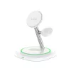 Tech-Protect QI15W-A46 3IN1 MagSafe bezdrôtová nabíjacia stanica biela