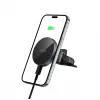 TECH-PROTECT MM15W-V5 magnetický MagSafe držiak do auta do CD a do vetracej mriežky, bezdrôtová nabíjačka 15W čierna