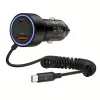 TECH-PROTECT CC05 2-portová autonabíjačka PD 60W + kábel čierna