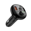 TECH-PROTECT CC06 3-portová autonabíjačka PD 72W + FM vysielač Bluetooth čierna