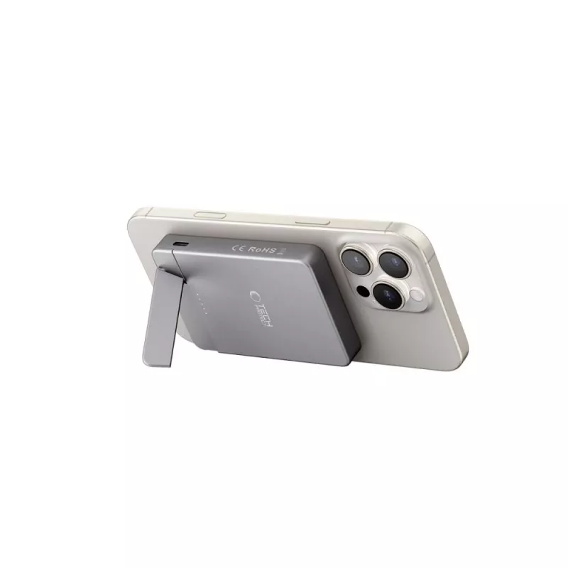 TECH-PROTECT PB14 LIFEMAG MagSafe powerbanka 5000mAh vesmírna sivá