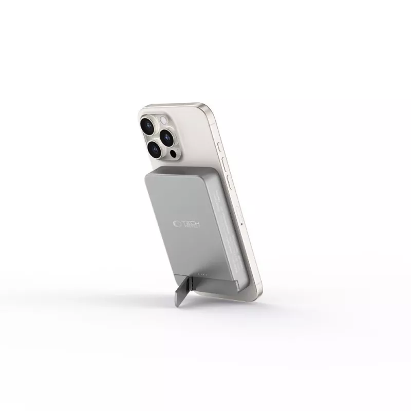 TECH-PROTECT PB15 LIFEMAG MagSafe powerbanka 10000mAh vesmírna sivá