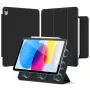 Tech-Protect Smartcase magnetické puzdro pre iPad 10,9 palca (10. generácia 2022) / iPad 11 palcov (2025) - čierne
