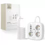 TECH-PROTECT PCS3X4 predlžovacia zásuvka 2 USB & 2 Type-C & 3 zásuvky 200cm biela