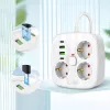 TECH-PROTECT PCS3X4 predlžovacia zásuvka 2 USB & 2 Type-C & 3 zásuvky 200cm biela