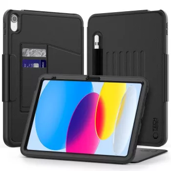 Tech-Protect SC Pen Armor puzdro pre iPad 10,9 palca 10. gen (2022) / iPad 11 palcov 11. gen (2025) - čierne
