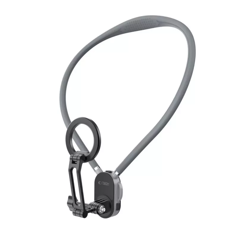 TECH-PROTECT AC200 Magnetic MagSafe & GoPro & DJI držiak na krk Crayon Grey