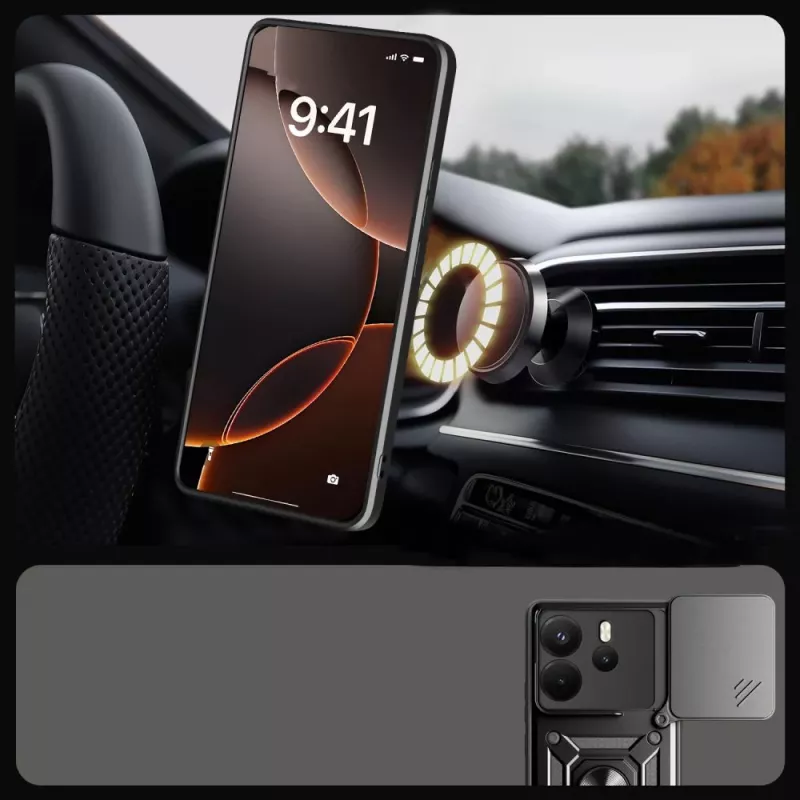Tech-Protect Camshield Pro puzdro pre Xiaomi Redmi Note 14 4G, matná čierna