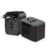 TECH-PROTECT TA200 cestovný adaptér EU / UK / US / AU čierny