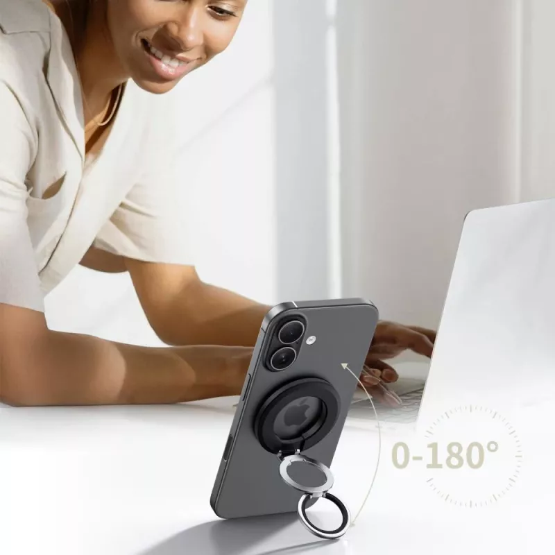 TECH-PROTECT MMR500 Magnetic MagSafe telefónny krúžok čierny