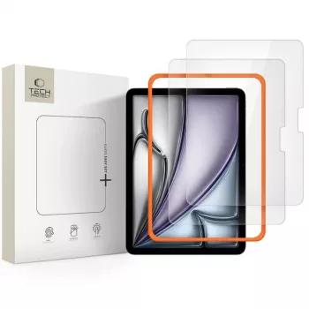 TECH-PROTECT Easy Set+ 2 balenie tvrdené sklo ochranná fólia displeja pre iPad Air 11 palcov 6/7/8 (2024-2026) číra