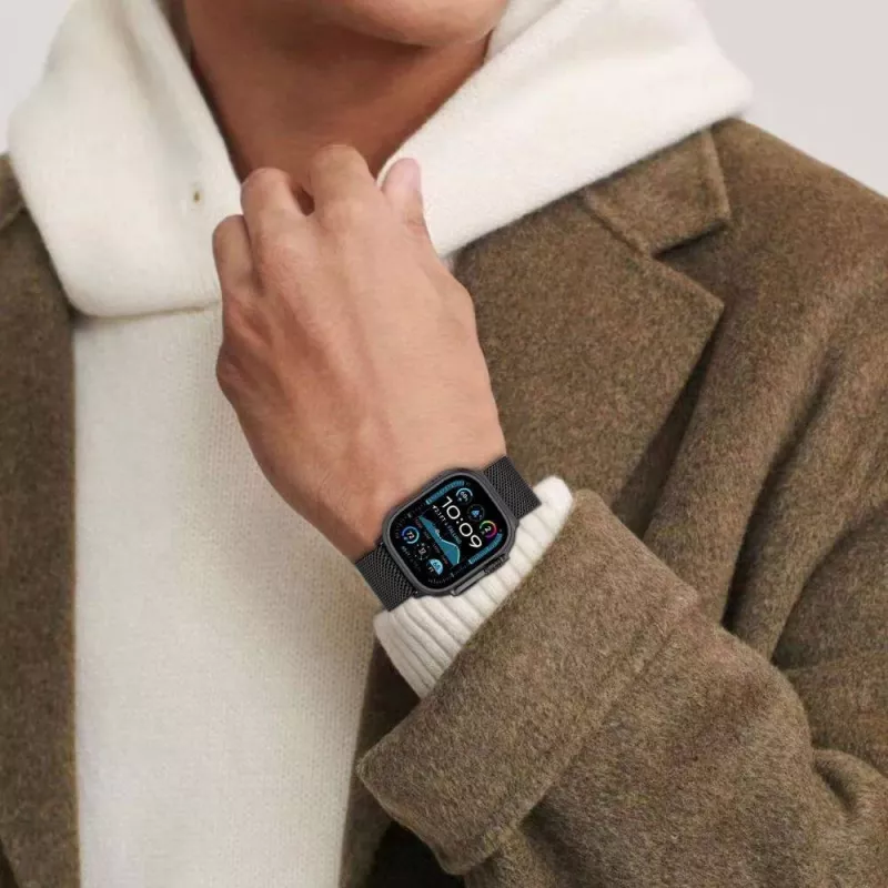 TECH-PROTECT Milano Apple Watch 8 / 9 / 10 / 11 / SE / Ultra (44 / 45 / 46 / 49 mm) titánový náramok
