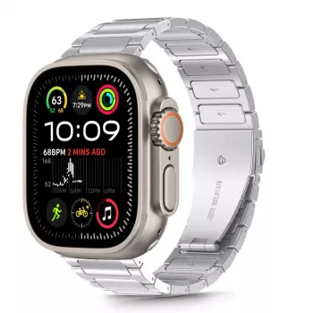 TECH-PROTECT STAINLESS CLASSIC APPLE WATCH 8 / 9 / 10 / 11 / SE / ULTRA (44 / 45 / 46 / 49 MM) STRIEBORNÁ