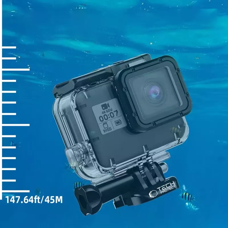 TECH-PROTECT GA200 vodotesné puzdro pre GoPro Hero 5 / 6 / 7 Clear