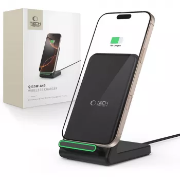 TECH-PROTECT QI15W-A40 bezdrôtová nabíjačka čierna