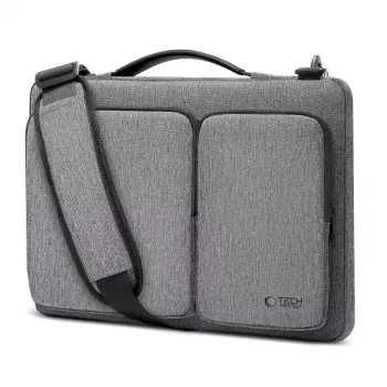 Tech-Protect Defender taška na notebook 15-16 palcov sivá