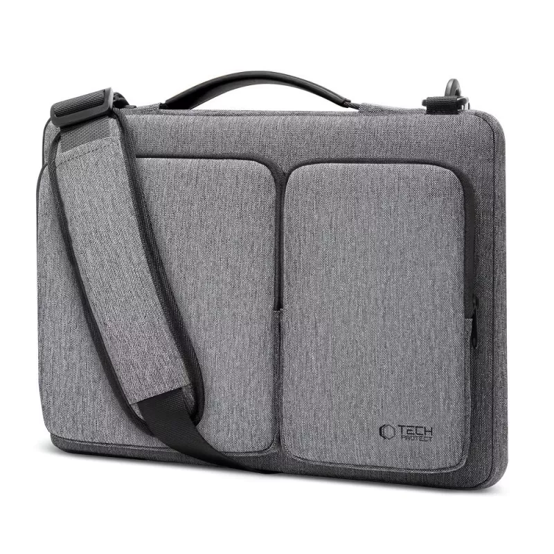 Tech-Protect Defender taška na notebook 15-16 palcov sivá
