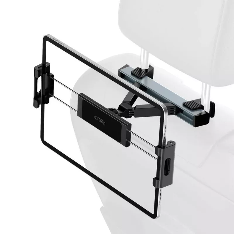 TECH-PROTECT V3 držiak na opierku hlavy pre tablety čierny