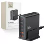 Tech-Protect DC80W-GAN 6-PORT GaN 80W USB-C nabíjačka čierna