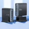 TECH-PROTECT DC140W-GAN 5-portová stolová nabíjačka PD 140W / QC3.0 čierna