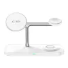 TECH-PROTECT QI15W-A45 3-in-1 magnetická MagSafe bezdrôtová nabíjačka biela