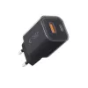 TECH-PROTECT NCM33 2-portová sieťová nabíjačka PD 33W / QC3.0 čierna